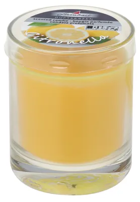 Produktbild von Citronella Kerze im Glas Gelb 79/65 mm