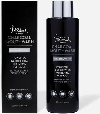 Productafbeelding van Gepolijst Londens mondwater met actieve kool, 300 ml