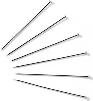Produktbild von PRYM Stecknadeln, Stahl, 0,60 x 30 mm, silber, Karte mit Dose, 20 g