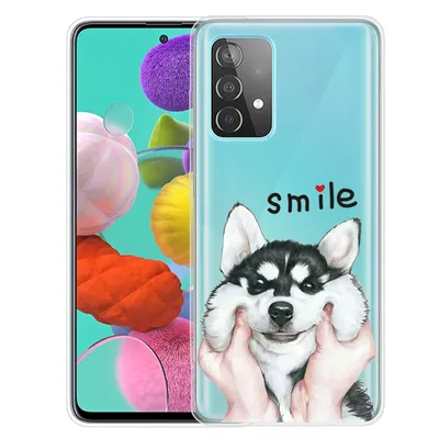 Immagine prodotto di Custodia König Design compatibile con Samsung Galaxy A72 5G - Custodia morbida in plastica per cellulare - Custodia trasparente