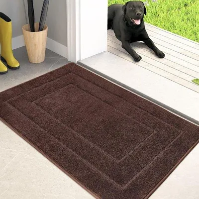 Produktbild von Famanu Türmatte für Innen, waschbar, 60 x 90 cm, rutschfest und sehr saugfähig