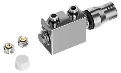 Productafbeelding van Sturotec aansluitset multiblock voor middenaansluiting, 5 cm, inclusief thermostaatkop