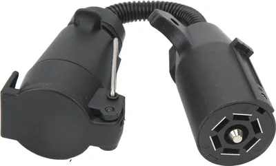 Zdjęcie produktu dla 7-drożna okrągła przyczepa - wtyczka - adapter - połączenie kablowe Ciężarówka RV - akcesoria do konwersji mocy