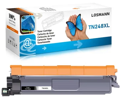 Produktbild von LOSMANN TN248XL Toner Kompatibel für Brother TN-248 BK für Brother DCP-L3515CDW MFC-L3760CDW HL-L3215CW DCP-L3520CDW DCP-L3560CDW MFC-L8390CDW HL-L3240CDW MFC-L3740CDW HL-L3220CW (Schwarz)