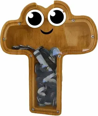 Immagine prodotto di Scatola del tesoro in legno - Lettera T