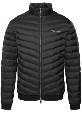 Productafbeelding van Armani Exchange heren, Essential collectie, Milano/New York, dubbelzijdig donsvest, groen, maat M