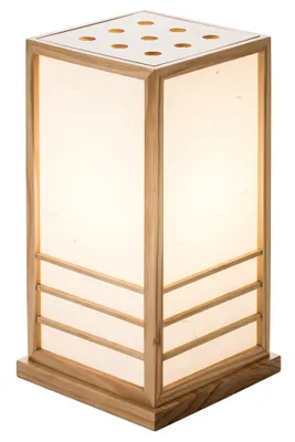 Zdjęcie produktu dla Fine Asianliving Japońska lampa drewno i papier ryżowy shoji natura duża - Miyazaki W22xD22xH40cm Japońskie lampy Japońskie lampy wiszące Japońskie lampy wiszące Lampy sufitowe Japońskie lampy podłogowe Lampy shoji Japońskie lampy ścienne kinkiety oświetlenie