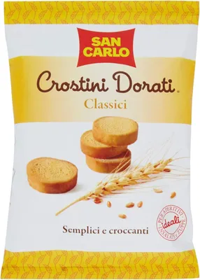Produktbild von 3x San Carlo Crostino crostini dorati gli autentici Salzgebäck Knabberartikel gesalzen 200g