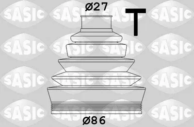 Produktbild von SASIC Faltenbalgsatz Antriebswelle Radseitig für FIAT PUNTO (188) 1906009
