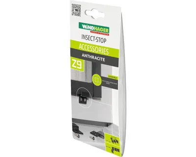 Produktbild von Insektenschutz Windhager Einhängewinkel Set anthrazit