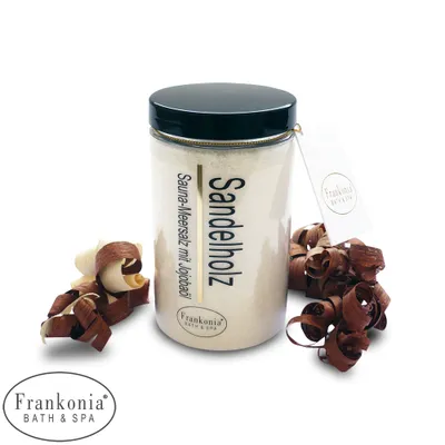 Produktbild von Sauna Salz Sandelholz mit Jojobaöl, Körperpeeling 400 g