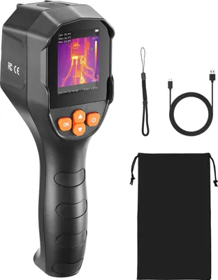 Produktbild von Wärmebildkamera - Thermokamera Handgerät - Superauflösung 240x180, IR 96x96 - Bildrate 25 Hz - Temperatur -20 bis 550 °C - Kamera 2 MP - Farbpaletten 6 & Bildmodi 4