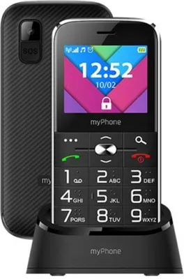 Produktbild von myPhone Halo C | Black | 2.2 " | TFT | 32 MB | 32 MB | Dual SIM | Main camera resolution 0.3 MP | 1900 mAh