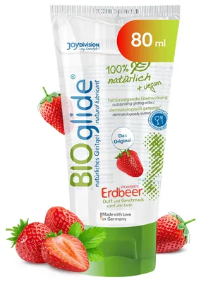 Image de Joydivision Bioglide - Fraise Lubrifiant 80 Ml