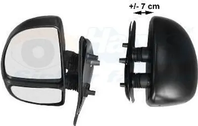 Produktbild von VAN WEZEL 1747803 Außenspiegel Seitenspiegel Links für FIAT DUCATO Pritsche/Fahrgestell (230) Konvex