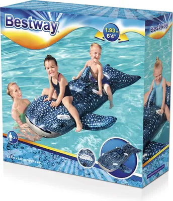Image de Bestway Whaletastic Wonders Flotteur de piscine pour enfants pour 2 personnes