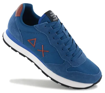 Image de SUN68 Tom Solid - Baskets pour hommes, couleur bleu pétrole, référence Z46101-78, taille EU 46