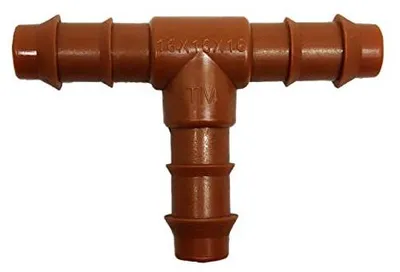 Tropfschlauch 16 mm, braun, 10 Stück für Bewässerung