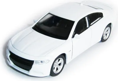 Image de 2016 DODGE CHARGER R/T modèle réduit voiture métal jouet cadeau 32 (Blanc)