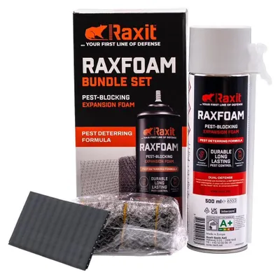 Productafbeelding van Raxit RaxFoam Bundle Set | Purschuim tegen ratten en muizen 500ML Ongedierteschuim