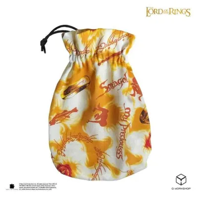 Imagen del producto de Bolsa para dados de "El Señor de los Anillos" - Resplandor Blanco