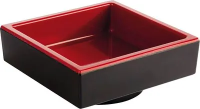 Obrázek produktu pro APS ASIA Plus Bento Box, černá/červená, výška: 30 mm, délka: 75 mm, šířka: 75 mm