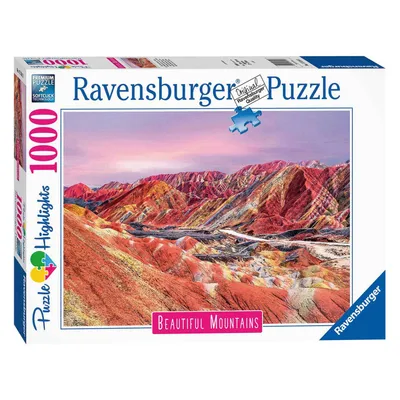 Image de Ravensburger Puzzle Montagnes arc-en-ciel, Chine, 1000pcs.