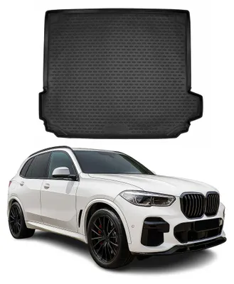 Image de OMAC Tapis de coffre pour BMW X5 G05 2018-2025 en caoutchouc Noir