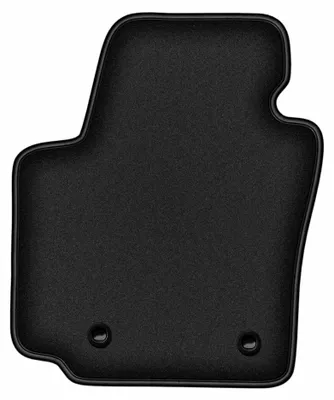 Image de Tapis conducteur en moquette pour Seat Altea XL 2006-08.2008 (monospace) – 1 pièce, noir, sur mesure – Wielganizator DURBAN