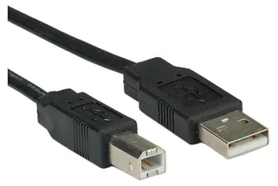 Image de Usb2.0 Flachkabel A-B 0 8M