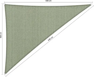 Immagine prodotto di SHADOW COMFORT 4 x 5 x 6,4 m Tenda da sole triangolare Moonstone Green 90° Asimmetrica