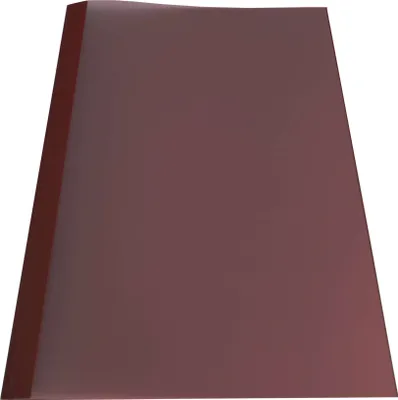 Produktbild von POV Premium Thermobindemappen, 270g/m², Leinenstruktur, bordeaux, satinierte Folie, 8 mm (für 71 - 80 Blatt 80g/m² Papier)