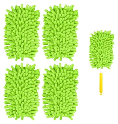 Produktbild von 4 Stück Mikrofaser-Ersatzpads für Swiffer Staubwedel