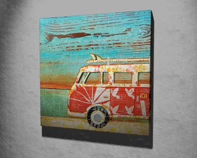 Immagine prodotto di Wallity, KC212- VGA1076, Colorato, Quadri su tela, 45 x 45 cm, 100% tela