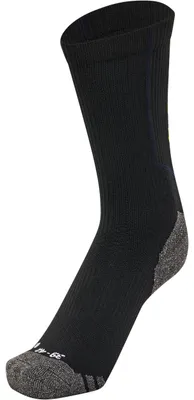 Produktbild von Hummel Unisex Hmlpro Low Training Sock, BLACK/BLAZING YELLOW, 43-46 EU