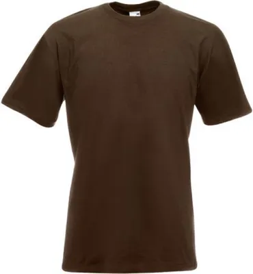 Produktbild von Fruit of the Loom 61-044-0 | Super Premium Herren T-Shirt - Farbe: Chocolate - Größe: XXL