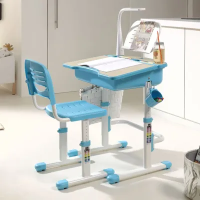 Zdjęcie produktu dla Regulowane biurko dziecięce Vipack z krzesłem Comfortline 201