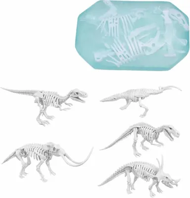 Zdjęcie produktu dla Zestaw kreatywny do tworzenia mydła Dinozaury 2w1