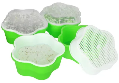 Obrázek produktu pro 4 kusy misky na klíčení, určené pro pěstování sazenic