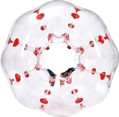 Produktbild von Opblaasbare Bumper Ball 1-Pack, 1,2 m Zorb Ball für Jugendliche und Erwachsene, 0,8 mm PVC für Außenbereich, Spaß für Garten, Bauernhof, Park
