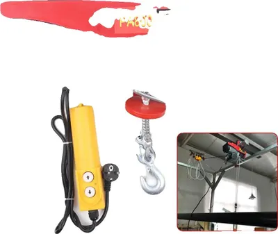 Produktbild von Elektrische Seilwinde, 400 kg Tragfähigkeit, effiziente Hebelösung, 800 Kg