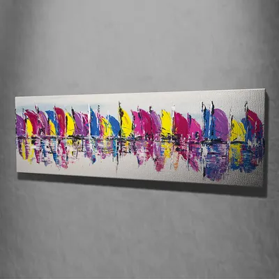 Zdjęcie produktu dla Wallity, PC92- SYM4254, Kolorowe, Wydruki na płótnie, 30 x 80 cm, 100% płótno
