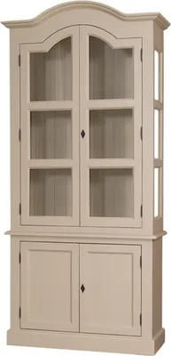Produktbild von Casa Padrino Landhausstil Wohnzimmerschrank mit 4 Türen Beige 104 x 39 x H. 220 cm - Wohnzimmermöbel