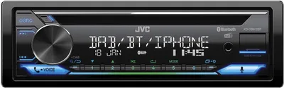 Zdjęcie produktu dla JVC KD-DB912BT, Czarny, 1 DIN, 200 W, 4.0 kan., 50 W, CD