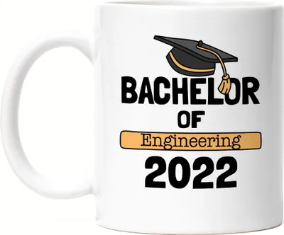 Produktbild von Bachelor of Engineering 2022 Tasse Studium Absolvent Abschluss Geschenk Bachelorabschluss Uni