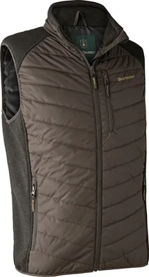 Produktbild von Deerhunter Moor Wattierte Weste mit Strick, Jagdweste in verschiedenen Farben, Farbe:Brown Leaf, Größe:L