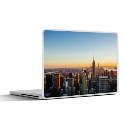 Produktbild von MuchoWow® Laptop Aufkleber Sticker Cover New York - Skyline - Sonnenuntergang 36.5x27.5 cm - Laptop-Sticker