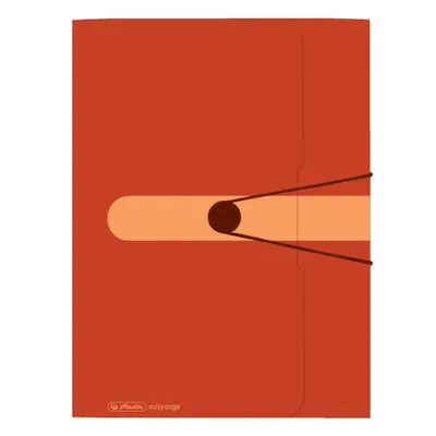 Produktbild von Herlitz 11282555, A4, Polypropylen (PP), Orange, Porträt, Gummiband, 1 Stück(e)