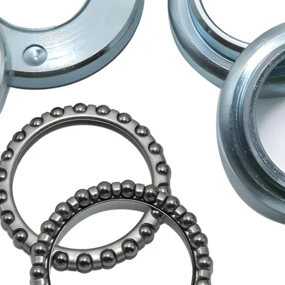 Produktbild von MZA SET Lenkkopflager, Lenkungslagersatz (6-teilig) kompatibel mit KR51 / 1, KR51 / 2