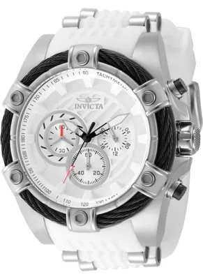 Produktbild von Invicta Bolt 50601 Herrenuhr - Quarzwerk - Edelstahl mit silbernem Zifferblatt - 52 mm